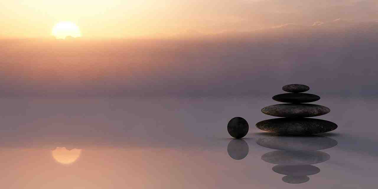 l'équilibre, méditation, méditer
